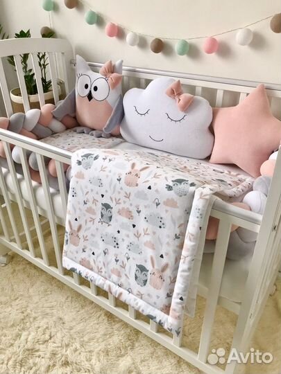 Бортики в детскую кроватку