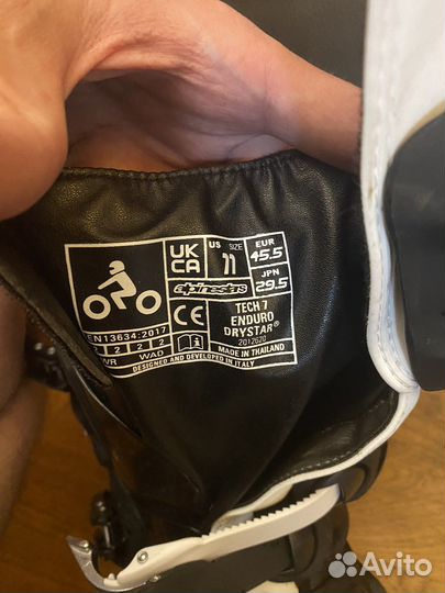 Мотоботы alpinestars tech 7 drystar