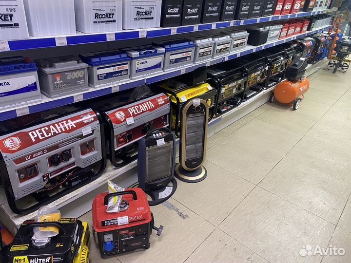 Бензогенераторы в ассортименте huter