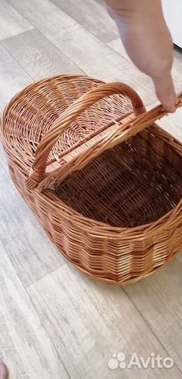 Корзина плетеная большая