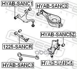 С/блок поворотного кулака hyundai elantra/santa