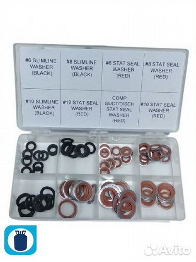 Набор уплотнительных колец O'ring металлизированны