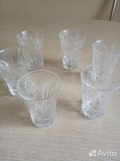 Стаканчики хрустальные