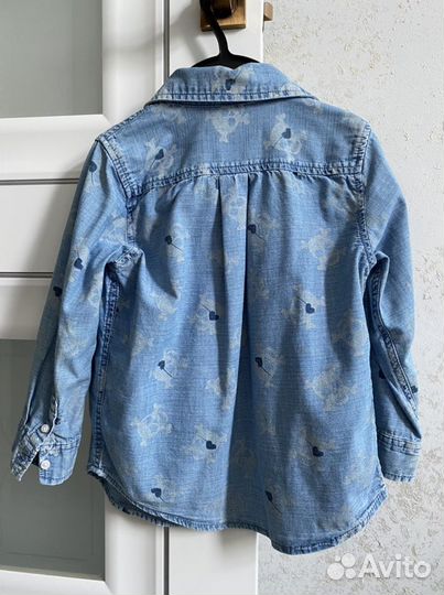 Рубашка, джинсовка Gymboree, на 5 лет