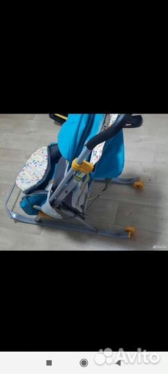 Санки с колёсиками