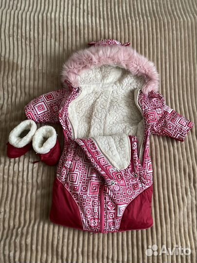 Комбинезон трансформер для девочки 80