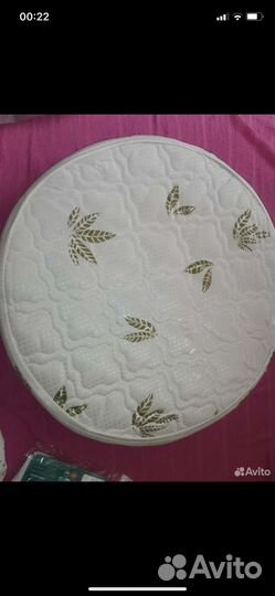 Матрас круглый 75х75 новый