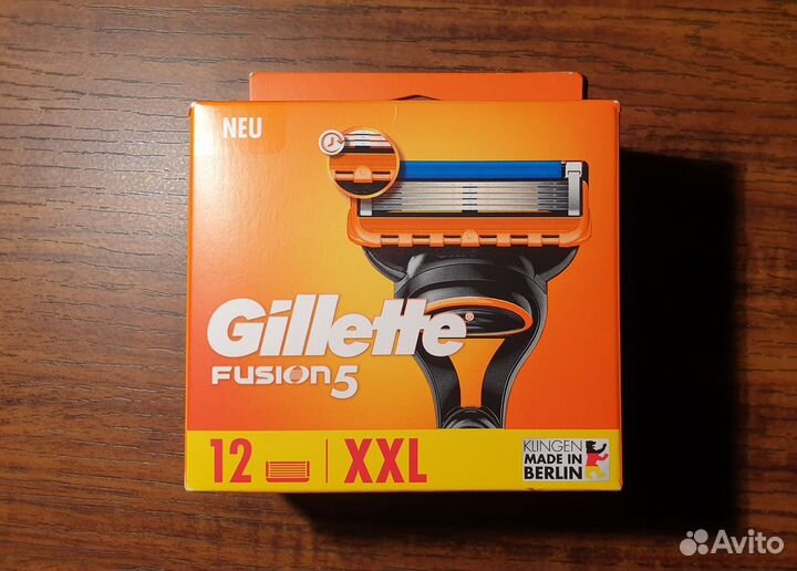 Лезвия Gilette Fusion 5 (Германия)