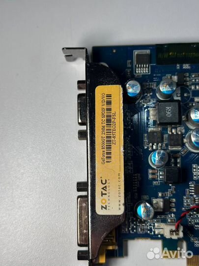 Видеокарта zotac GeForce 8500 GT 256MB
