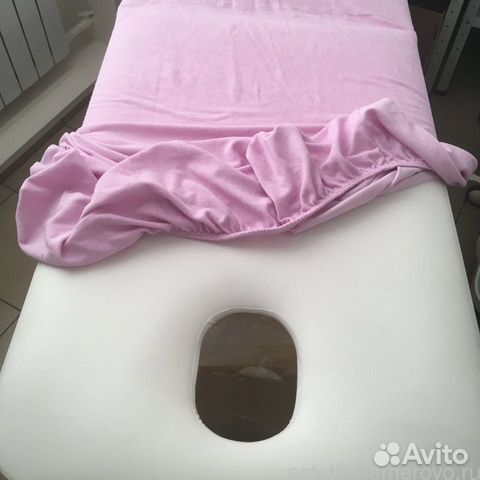 Чехол на кушетку махровый на резинке новый