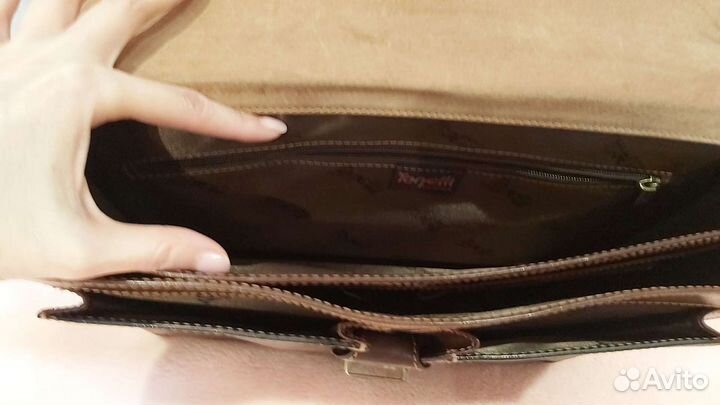 Кожаный портфель ручной работы, Tonelli Vomo