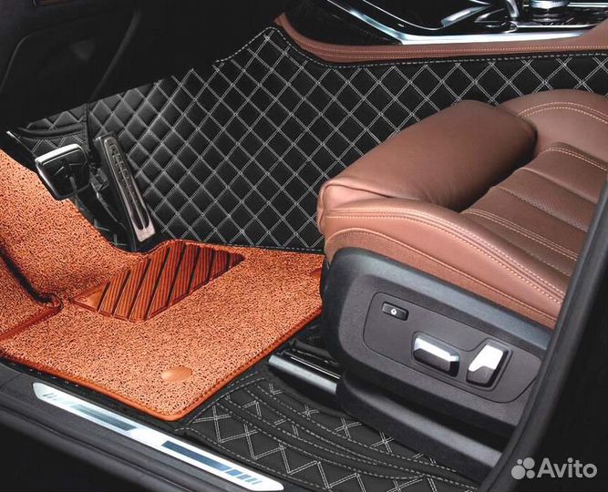 3D Коврики Lexus LS из Экокожи