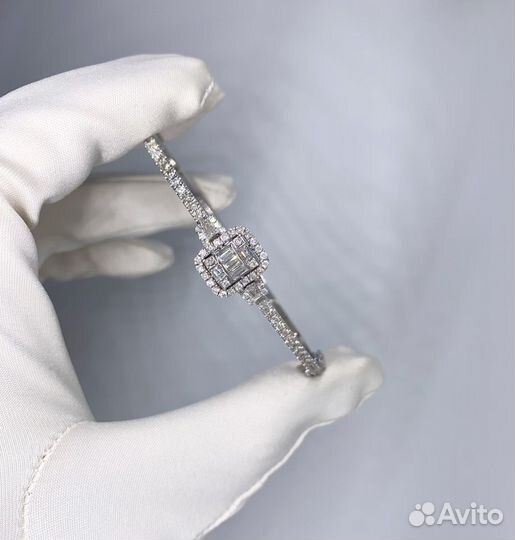 Золотой браслет с бриллиантами 1.37 ct