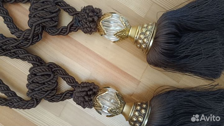 Подхваты для штор шоколад