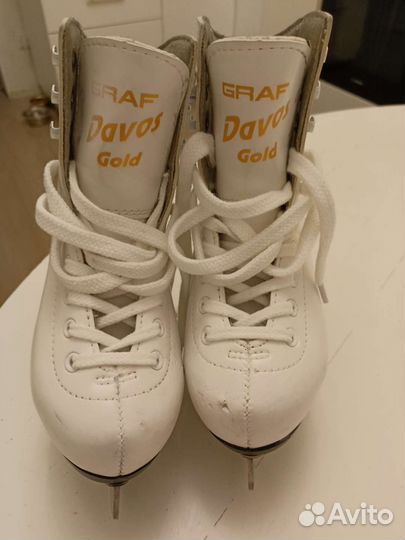 Коньки Graf Davos Gold 29 размера