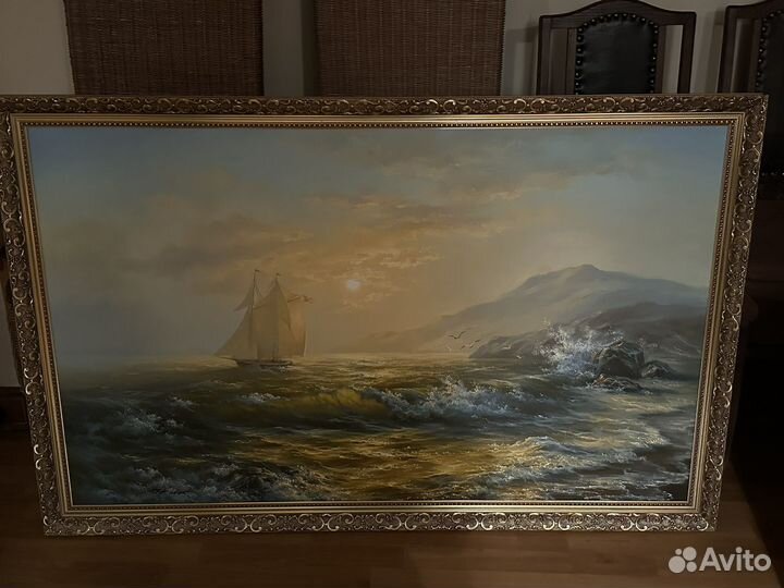 Картина маслом на холсте. 