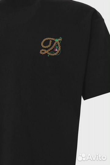 Drole DE monsieur футболка чёрная, лого 305402