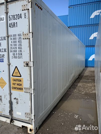 Аренда рефконтейнера 40 футов