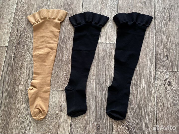 Компрессионные чулки Bauerfeind Veno новые черные