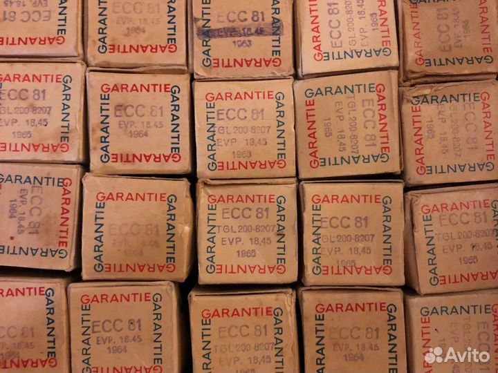 Радиолампа ECC81 (есс81)