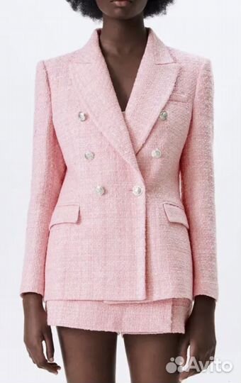 Твидовый жакет Zara S