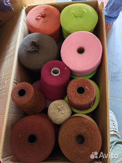 Пряжа в бобинах