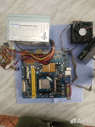 Проц+мать+бп+кард ридер