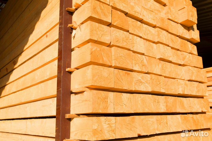 Брус из лиственницы 100х200х6000мм, гарантия качес