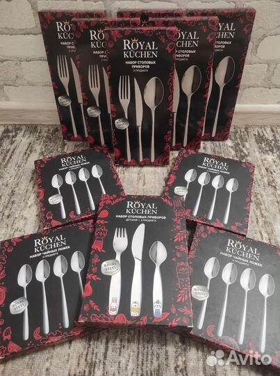 Столовые приборы чайные ложки детские Royal Kuchen