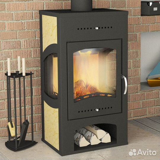 Печь-камин Варта 3D (гк Мета)