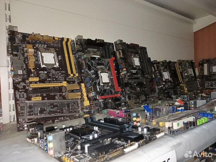 Материнские платы сокет 1150 / 1151 / 1155 бу
