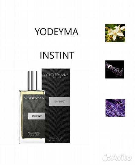 Yodeyma Парфюмерная вода мужская instint 50 ml