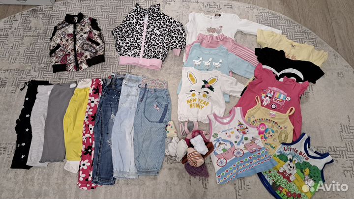 Огромный пакет вещей для девочки 74 80 +