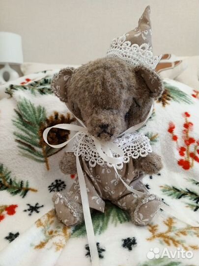 Мишка Берри игрушка ручной работы