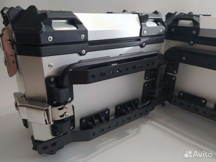 Кофры боковые 35л из алюминия серебристые