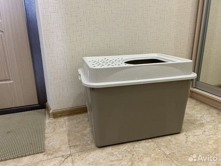 Кошачий туалет закрытый