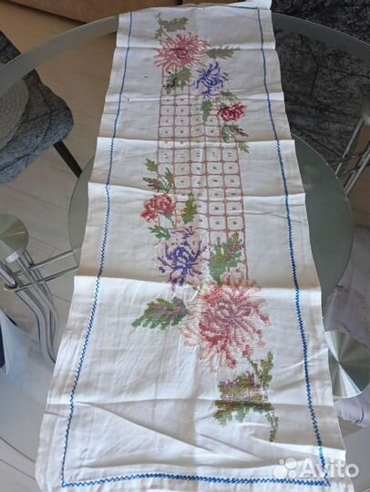 Салфетка вышивка ретро