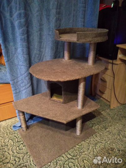 Кошачий домик, ручная работа