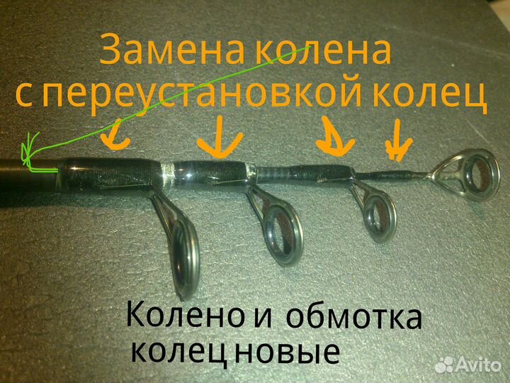 Пропускные кольца и тюльпаны для спиннингов(ремонт