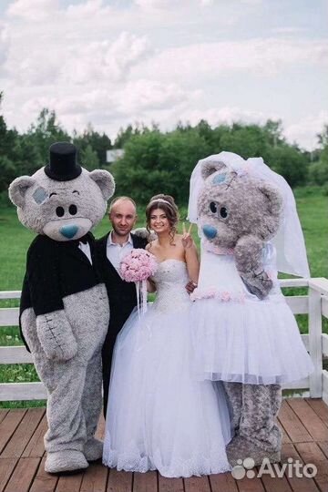 Мишки тедди на свадьбу