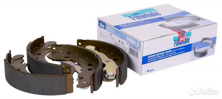 Finwhale VR812 Колодки торм.бар.lada vesta 15
