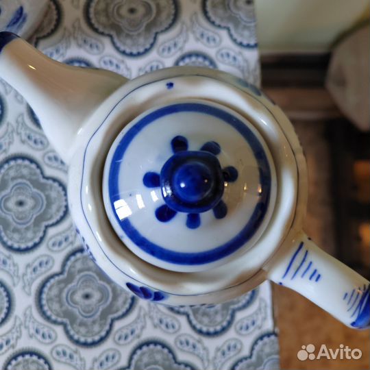 Чайник заварочный Гжель СССР