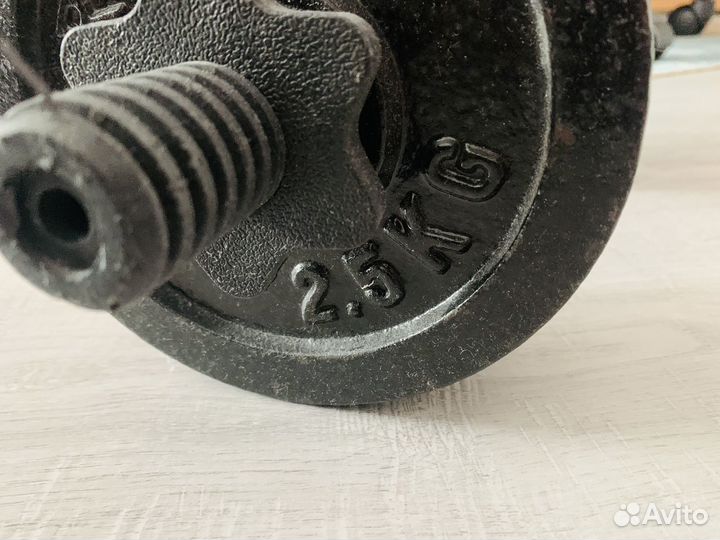 Гантеля разборная 10 кг