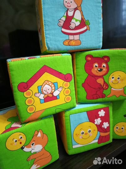 Мягкие кубики для малыша