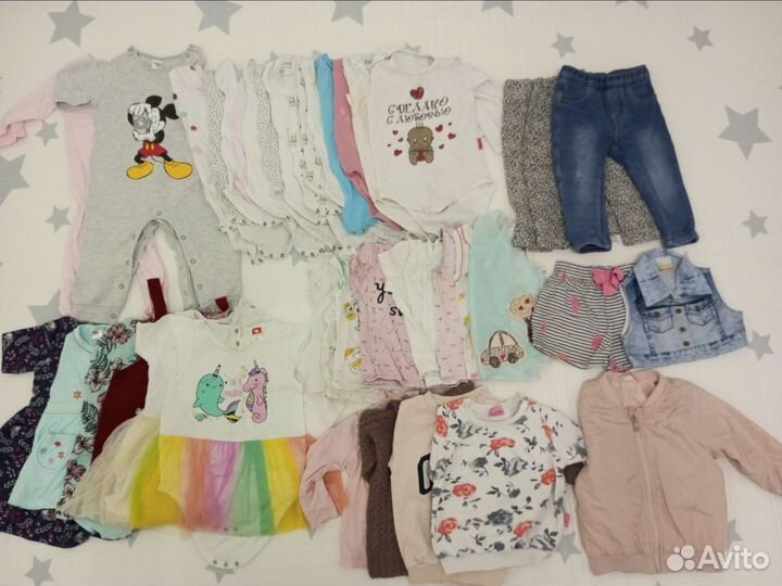 Пакет вещей на девочку 86 р