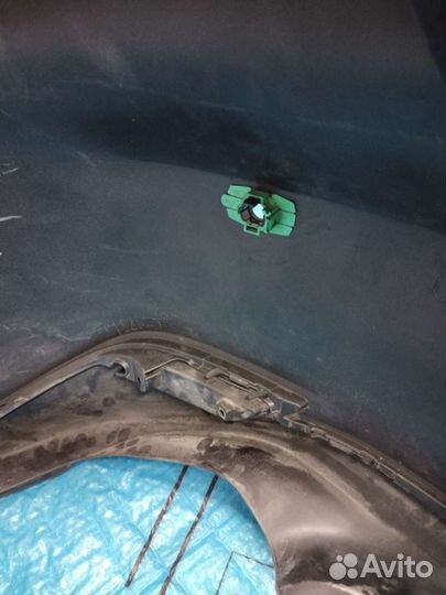 Бампер задний Камри 70 с накладкой 18-21