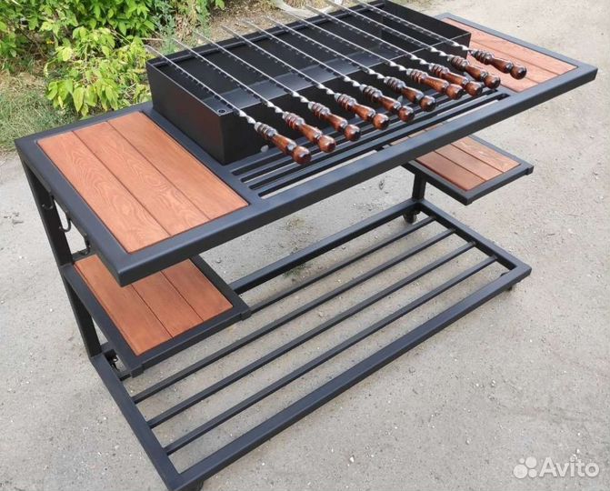 Мангал с крышей Новый