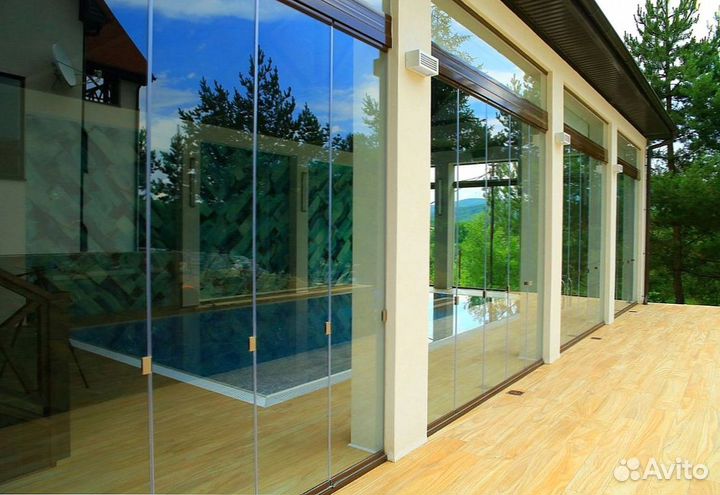 Безрамное остекление