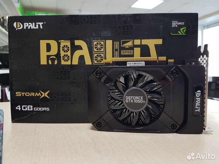 Видеокарта Palit GeForce GTX 1050 Ti StormX 4GB