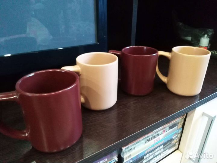 Кружки бокалы новые